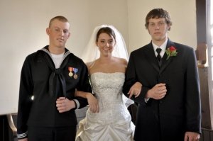 Izzy at Kim's wedding