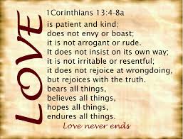 1 cor 13 love is