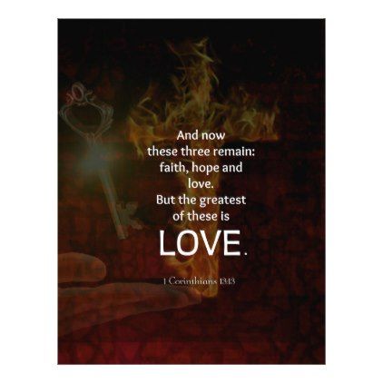 now these three remain